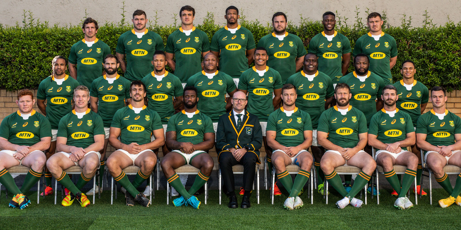 The Springbok team for the first Test against Georgia.