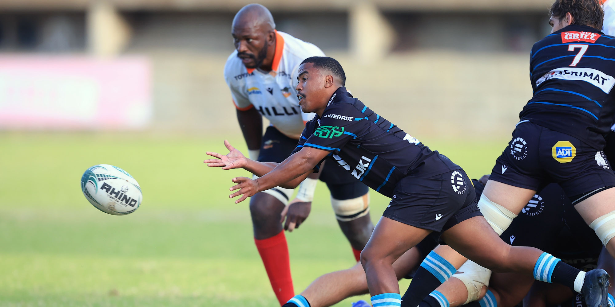 Suzuki Griquas on the attack against tje Toyota Cheetahs.