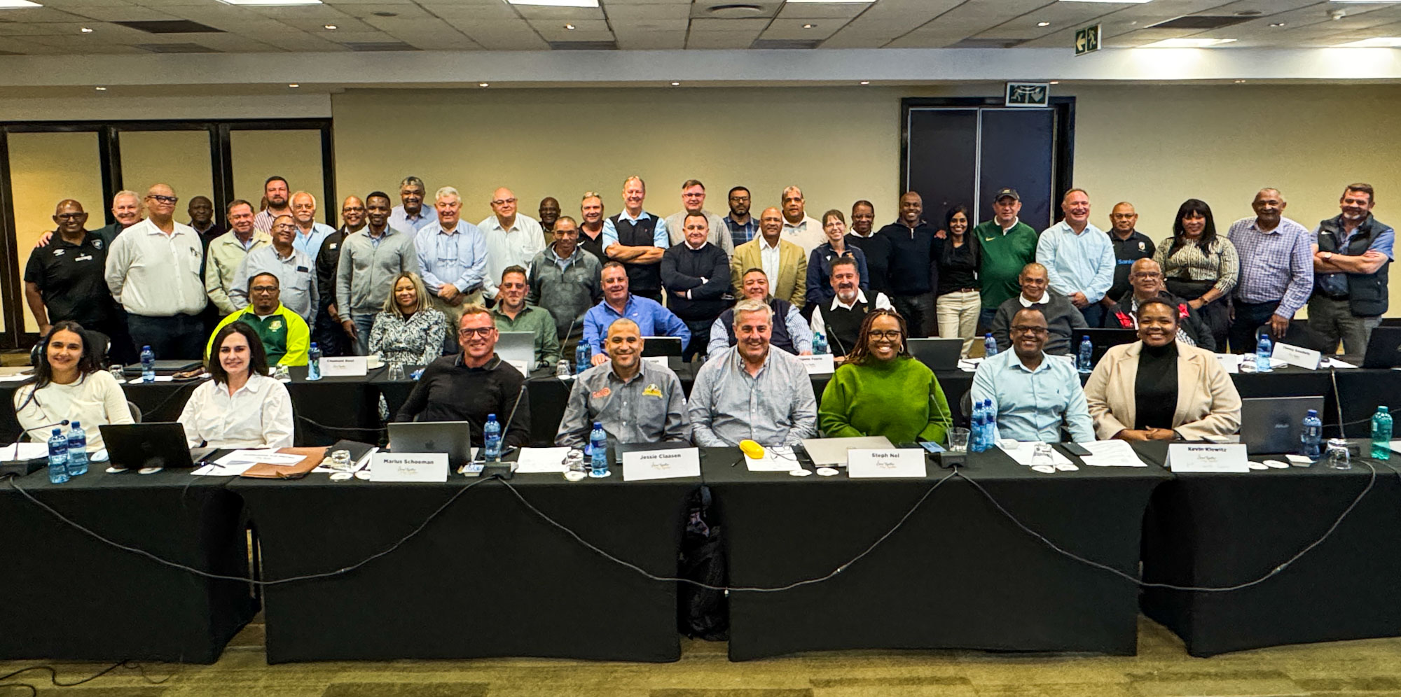 Delegates at the second annual Community Rugby Workshop.