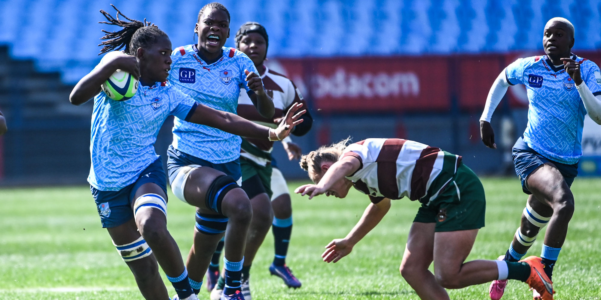 Faith Tshauke in action for the Bulls Daisies last year.
