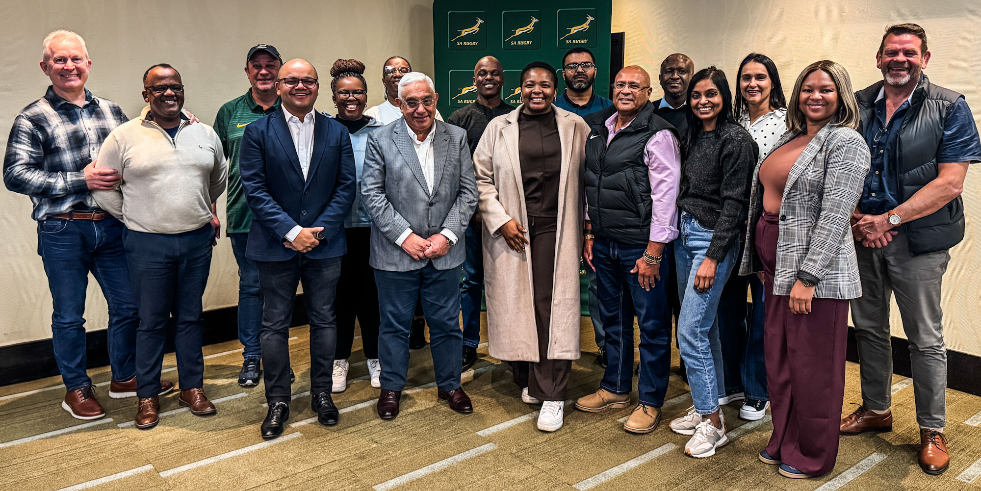 SA Rugby staff at the workshop.