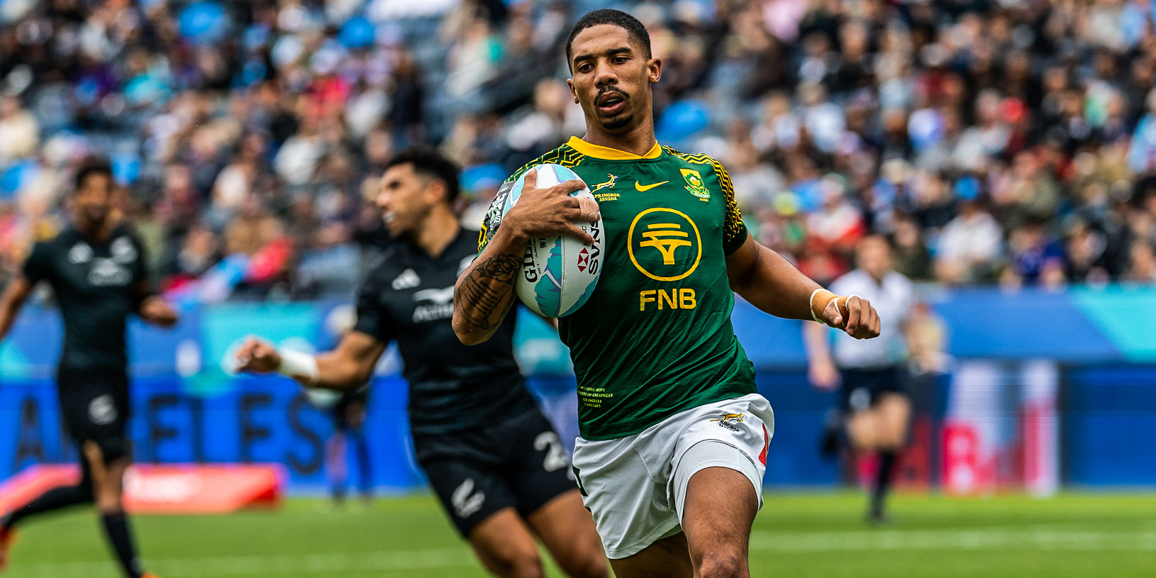 Shilton van Wyk scored a brace against New Zealand.